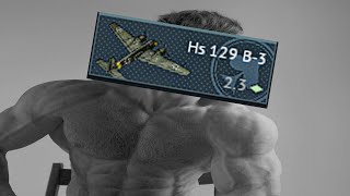 Average Hs 129 Enjoyer  War Thunder [upl. by Siletotsira]