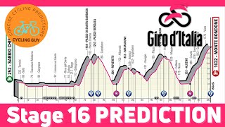 Giro dItalia 2023 Stage 16 PREVIEW  FAVOURITES  PREDICTION [upl. by Eityak]