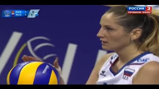 2013 EuroVolley Russia VS Germany Final Women Volleyball Gold Medal [upl. by Vieva240]