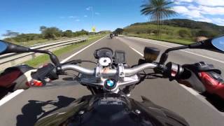 BMW F800R vs Hornet [upl. by Ycniuq]