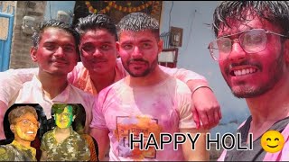 celebrate Holi with friends 🎈 Holi special  maja aaya bahut holi mein  aayushgvlogs [upl. by Emarie]