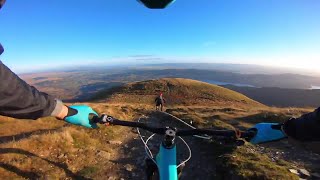 Mountain biking in the Scottish mountains  Ben Ledi [upl. by Nauqyaj461]