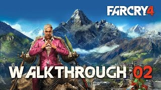 Far Cry 4 100 PC Walkthrough 02 Hard Difficulty Mission 02 The Wolves Den [upl. by Ytiak]