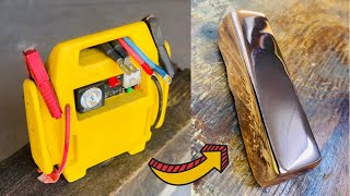 Copper Jump Starter Bar  Trash To Treasure  ASMR Metal Melting  BigStackD Copper Casting [upl. by Rossy]