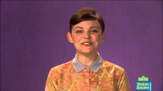 Ginnifer Goodwin Shalom Sesame [upl. by Giamo]