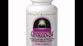 Source Naturals Ginkgo24 Ginkgo Biloba Extract EasyLivingHealthcom [upl. by Sayre]