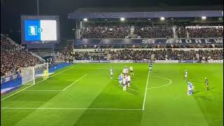 Cochrane free kick for Birmingham2 City v Bolton Wanderers 0 at St Andrews Knighthead Park [upl. by Adnolehs]