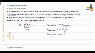 Cuerpos Geométricos Poliedros regulares 3º de ESO matemáticas [upl. by Etiragram665]