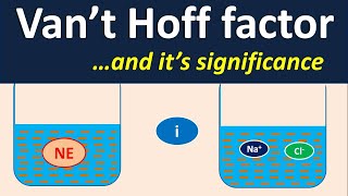 Vant hoff factor and its significance [upl. by Meghann]