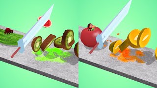 Fruit Slicer Very Satisfying And Relaxing ASMR Slicing Game [upl. by Ilarrold]