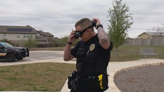 WATCH Drone helps Cibolo police officers catch burglary suspect [upl. by Annawaj]