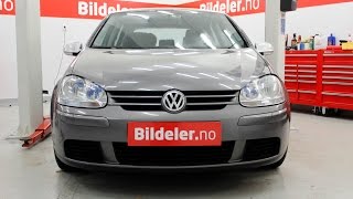 VW Golf V Hvordan bytte støtdempere og fjærer foran  2004 til 2009 1K [upl. by Gunn603]