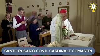 SANTO ROSARIO COL CARDINALE COMASTRI misteri della Gioia [upl. by Galina]