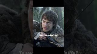 Theon and Robb rescue Bran and take Osha prisoner gameofthrones theongreyjoy robbstark branstark [upl. by Ainotal571]