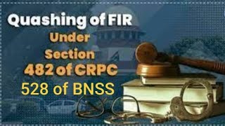 Quashing Of FIR under Section 528 of BNSS SujeetkiLawShala [upl. by Greerson764]