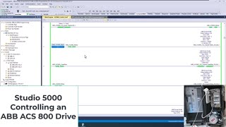 Studio 5000 Controlling an ABB ACS 800 Drive [upl. by Hadlee658]