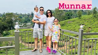 Munnar vlog part 1  munnar tourist place Kerala state  FAMILY VACATION 🤗🥰 Shinshatsang [upl. by Lebama452]