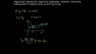 9 tétel Függvénytani alapismeretek függvények tulajdonságai határérték folytonosság Sorozatok [upl. by Young]