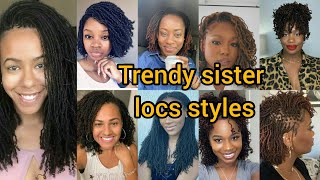 Trendy sister locs hairstyles for women  Unique sister locs styles 2024  locs hairstyles [upl. by Aliab]