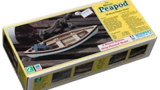 Midwest Maine Peapod Lobster Boat Kit Build [upl. by Einnod]