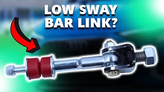 SYMPTOMS OF A LOW SWAY BAR LINK causes and fixes [upl. by Ahseniuq506]