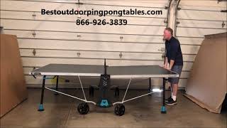 Cornilleau 300X Outdoor Ping Pong Table Review [upl. by Amalburga]