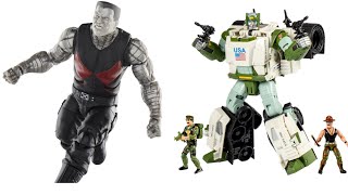 New Marvel Legends Colossus amp Transformers x Gijoe Kup with figures available at Titan Toyz [upl. by Angele888]