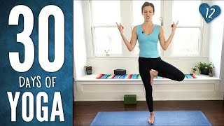 Day 12  Yoga For Spinal Health  30 Days of Yoga [upl. by Amihc]