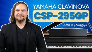 Yamaha CSP295GP Full Review and Playing Demonstration  Clavinova Digital Piano  Popplers Music [upl. by Ynohta]