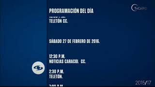 Evolución Programación Caracol TV 20072020  TvColRD [upl. by Shannan216]