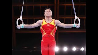 Chinese gymnast Liu wins backtobackOlympic rings golds [upl. by Gore]