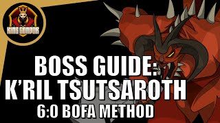 Zamorak 60 Bofa Guide OSRS  Kril Tsutsaroth GWD [upl. by Yduj]