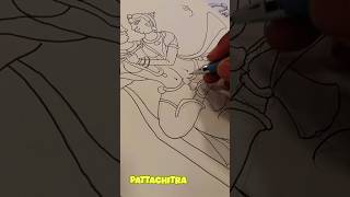 Pattachitra painting ❤️ youtubeshorts viralvideo subscribe pattachitraart [upl. by Latnahc]