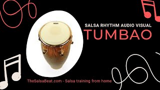 “The Tumbao amp Clave” Salsa Rhythm Audio Visual [upl. by Eniamrehs]