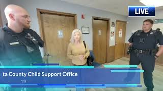 Police Called  Coweta County Child Support Office  UnEducated Office Caught An Education [upl. by Ahtelat]