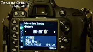 How to set Interval Timer mode on a Nikon D600 [upl. by Eilitan]