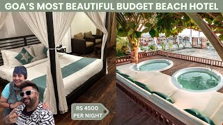 Goas Most Beautiful Budget Beach Hotel  Sinq Morjim Beach Hotel [upl. by Nwad]