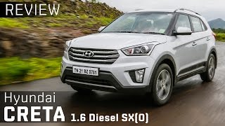 Hyundai Creta  SXO16 Diesel  Review Video  ZigWheels [upl. by Ahsrat]