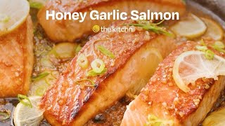 5Ingredient Honey Garlic Glazed Salmon Recipe  The Kitchn [upl. by Raimund]