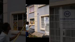 Exterior House Painting👷🏾 📞 us on 0790126200 home construction trending trendingshorts [upl. by Marder]