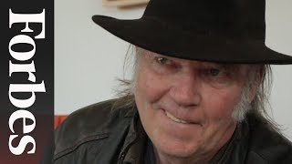 Neil Young Explains Pono Music and How It Raised Millions On Kickstarter  Forbes [upl. by Okiruy776]