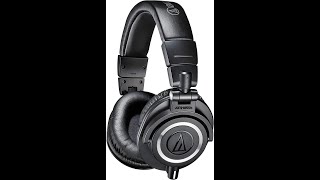 AudioTechnica ATHM50X Review Professional Studio Monitor Headphones [upl. by Tati]