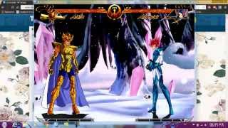 Saint Seiya Ultimate Cosmo  Aioria VS Alberich  Gameplay [upl. by Nilyahs]