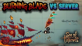 My First Battle Against the Burning Blade Sea of Thieves Season 13 Showcase [upl. by Moira401]