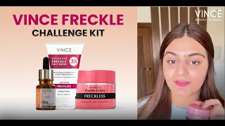 Unveiling Your Skins True Brilliance with the VINCE Advanced Freckle Challenge KiT [upl. by Robinetta]