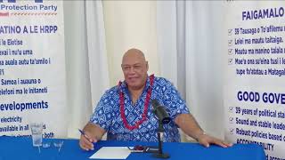 4 Feiloaiga a le Alii Faipule ia Lealailepule Rimoni Aiafi ma le au faasalalau aso 22 Me 2024 [upl. by Llenyl215]