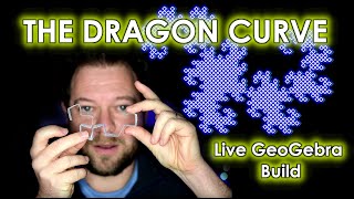 Dragon Curve Fractal  Live Geogebra Build [upl. by Selec]