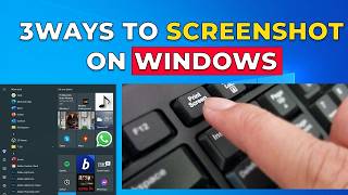 How To Screenshot on Laptop or PC with Windows [upl. by Haronid]