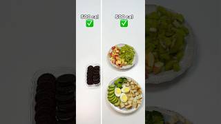 🤯Choices really matter when fat loss weightloss calories weightlossdiet caloriedeficit diet [upl. by Tammara]