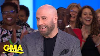 John Travolta talks new movie The Fanatic  GMA [upl. by Petersen]